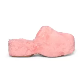 UGG Fuzz Sugar Clog Shell Pink Slippers - Women's