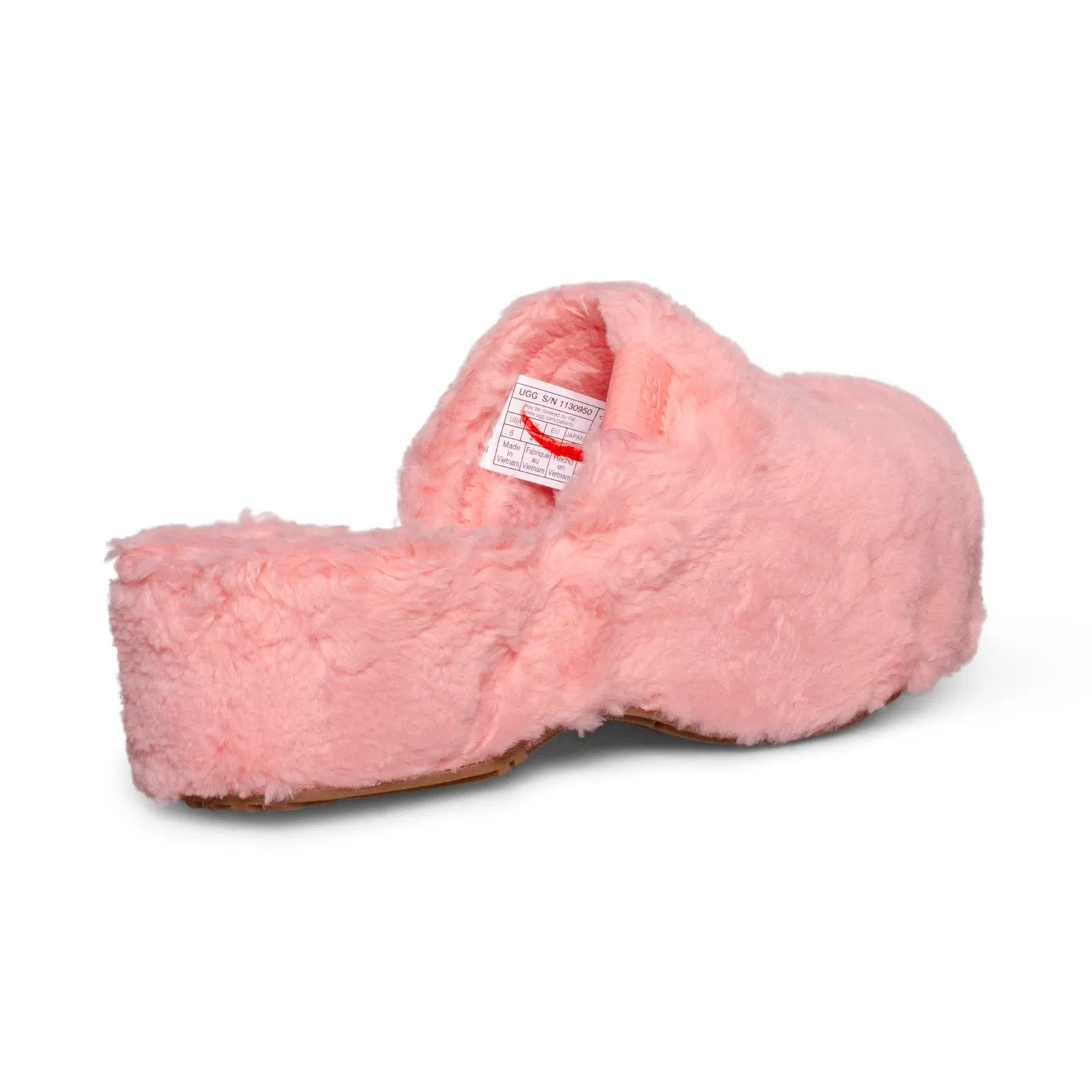 UGG Fuzz Sugar Clog Shell Pink Slippers - Women's