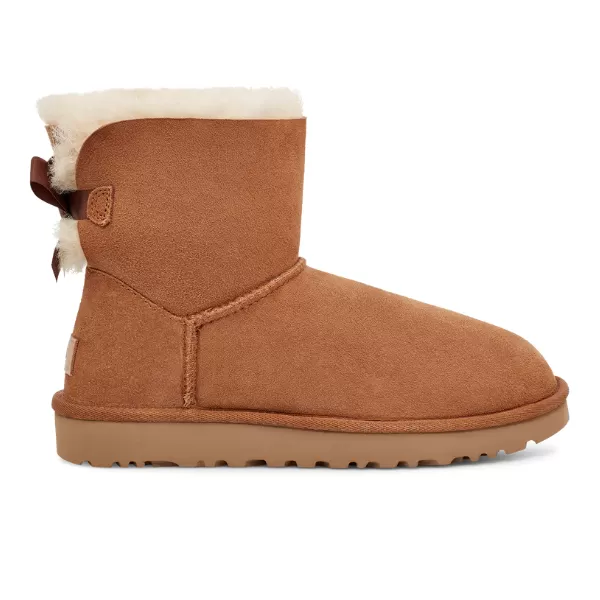 UGG Women's Mini Bailey Bow II Chestnut