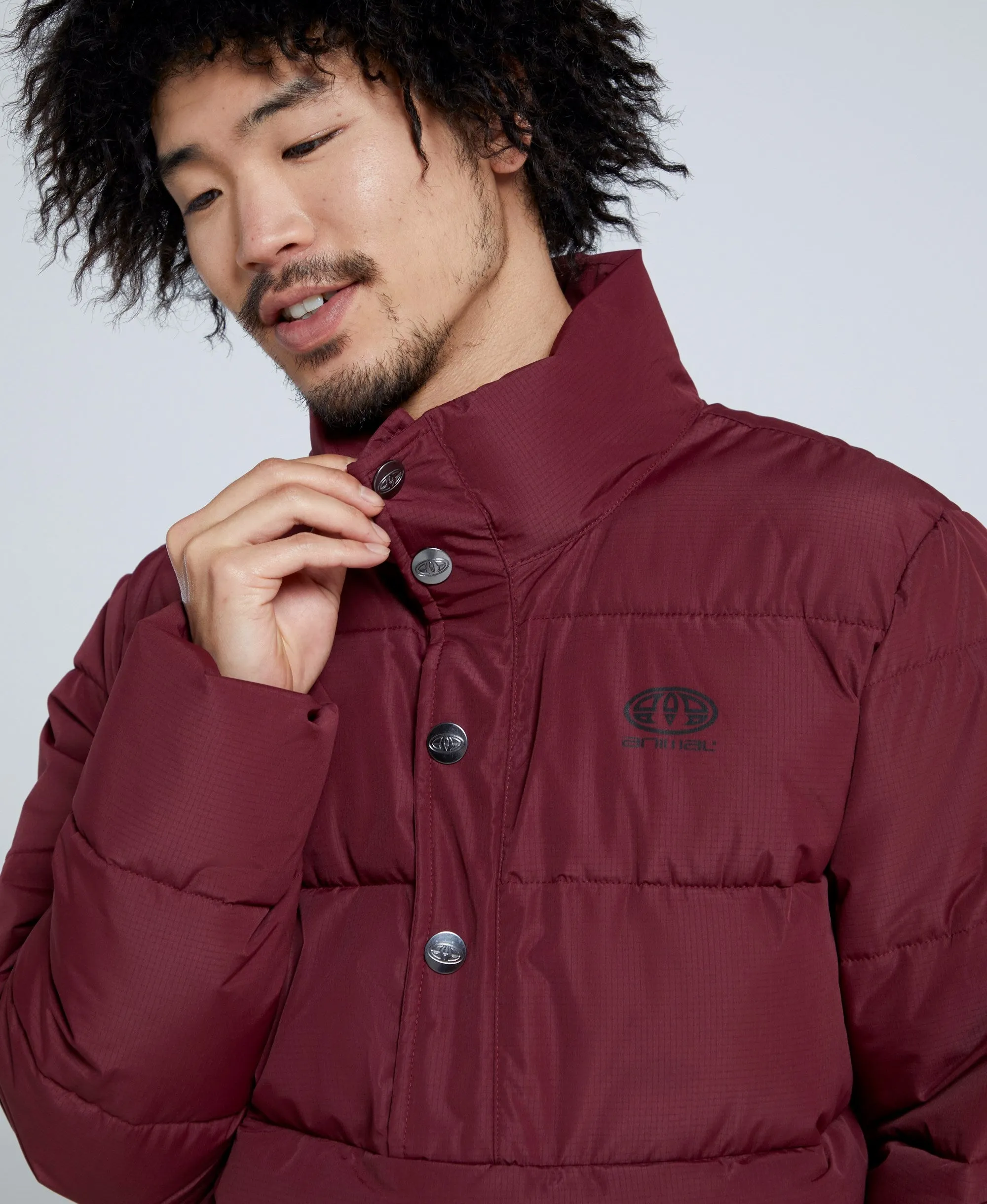 Westbay Mens Puffer Jacket - Burgundy