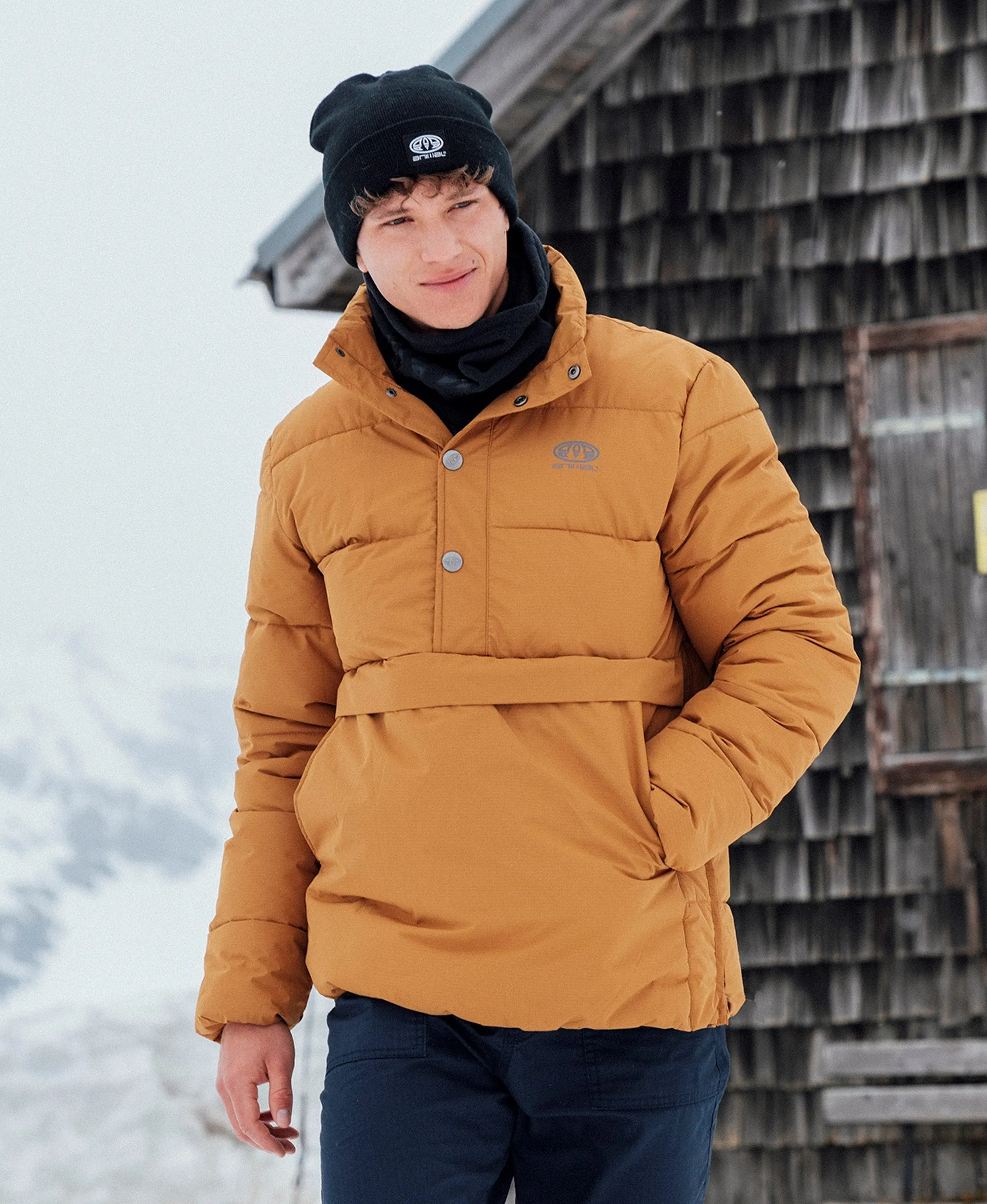 Westbay Mens Puffer Jacket - Mustard