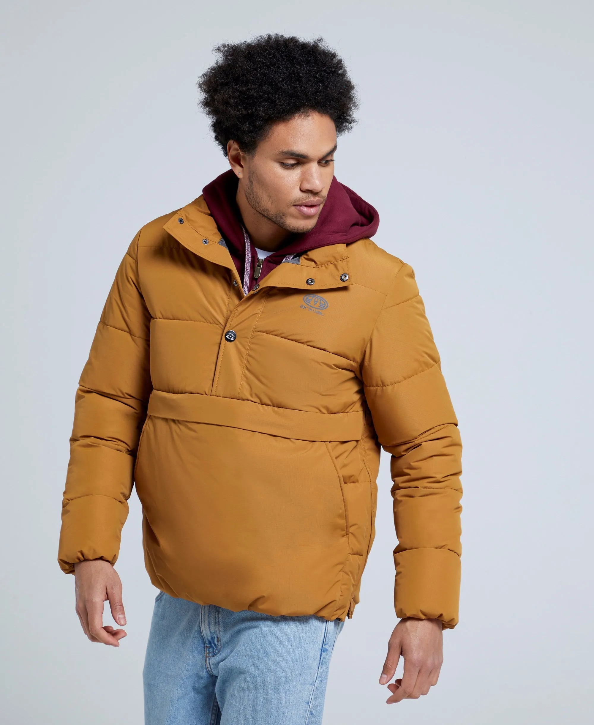 Westbay Mens Puffer Jacket - Mustard