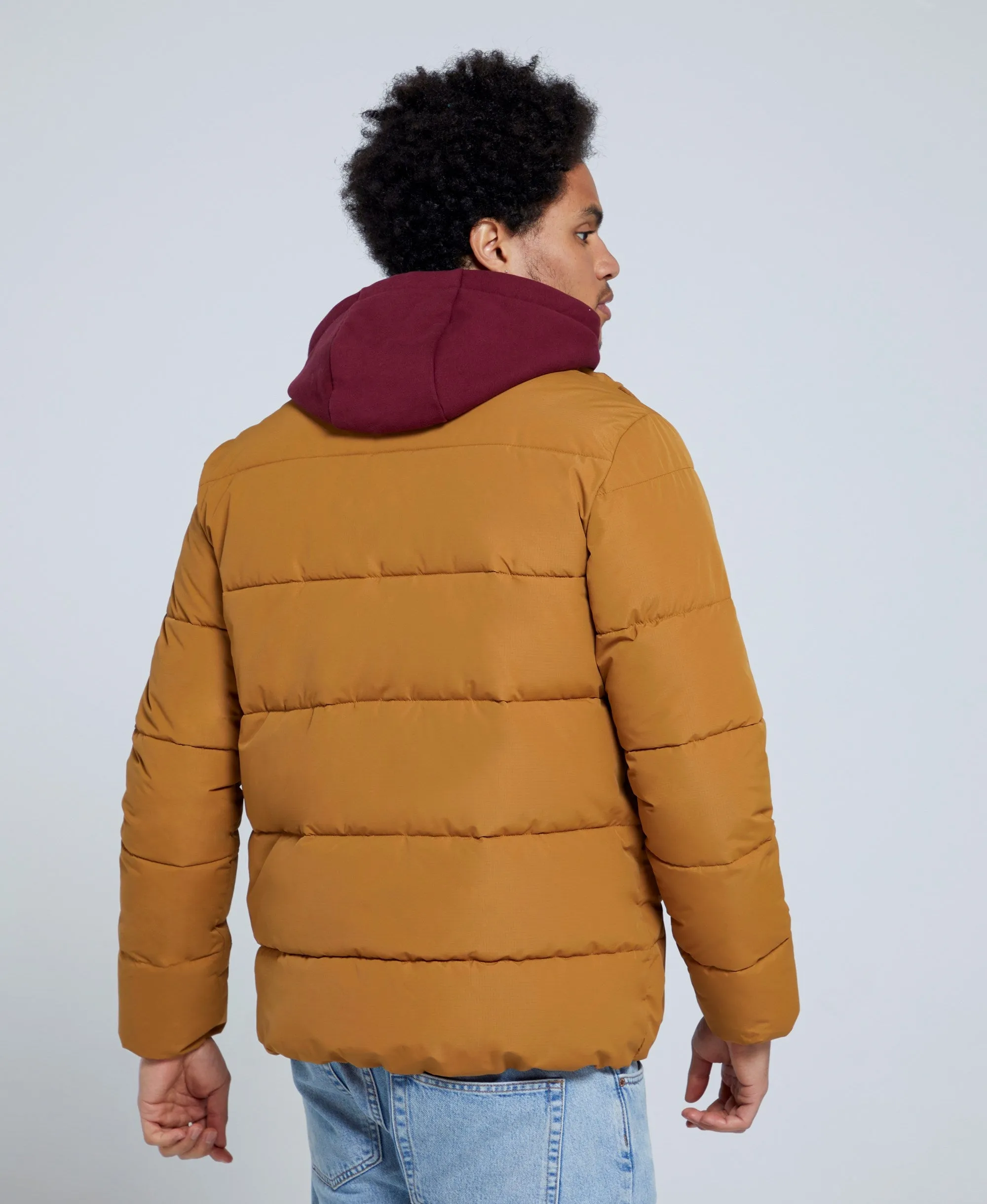 Westbay Mens Puffer Jacket - Mustard