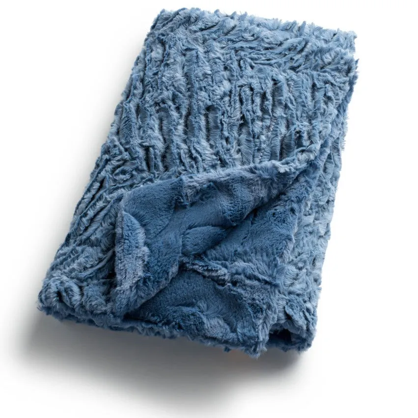 Zandino Henry Denim Minky Blanket